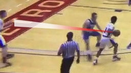 Great save, behind the back pass, bucket