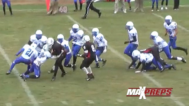 Kelvin Harmon - #9 Junior WR OLB - Palmyra High School
VS. BURLINGTON CITY