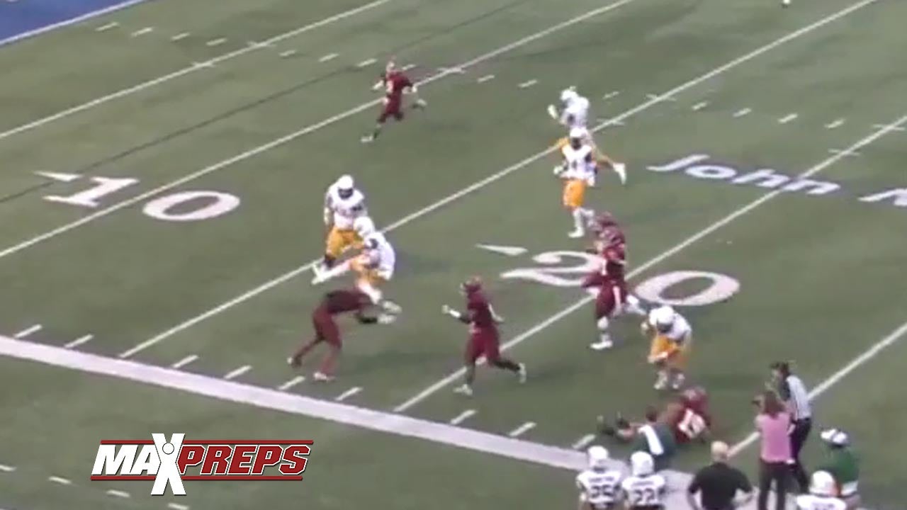 Up and over for the TD