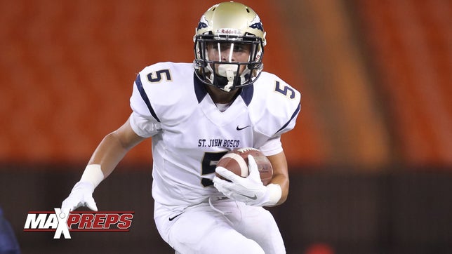 http://www.maxpreps.com/athlete/sean-mcgrew/ZH589gkLEeOZ5AAmVebBJg/default.htm

2014 Highlights of Bosco's 4-Star 5'8" 175-pound junior running back Sean McGrew. He is rated as the third best all-purpose back in the 2016 class on 247's composite rankings.