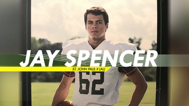 Jay Spencer is an accomplished wrestler and center in football.
