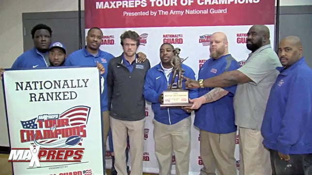 The MaxPreps Tour of Champions presented by the Army National Guard, stopped at DeMatha (MD) to present the football team with the prestigious Army National Guard National Rankings Trophy. Video by: Joe Ball