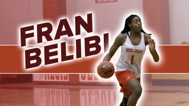 6'1" Fran Belibi makes it look easy as her dunking skills blossom with only a year and a half of playing time under her belt.