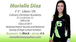 Marielle Diaz Volleyball Highlights