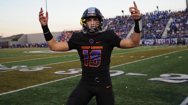 Highlights of Bishop Gorman's (NV) five-star quarterback Tate Martell.