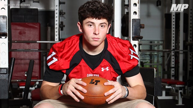 High school football highlights of Oklahoma's Baker Mayfield when he was at Lake Travis (TX) high school.