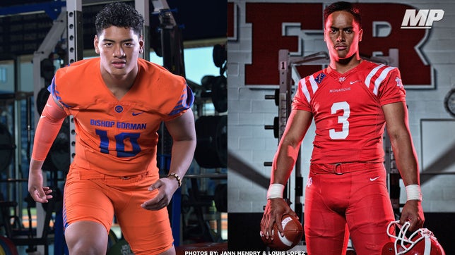 Zack Poff takes a look at the 1 vs. 2 matchup between Mater Dei (CA) and Bishop Gorman (NV).
