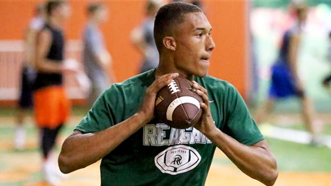 Highlights of IMG Academy's (FL) four-star quarterback Kellen Mond.

*Highlights were from his junior season at Reagan (TX) high school.