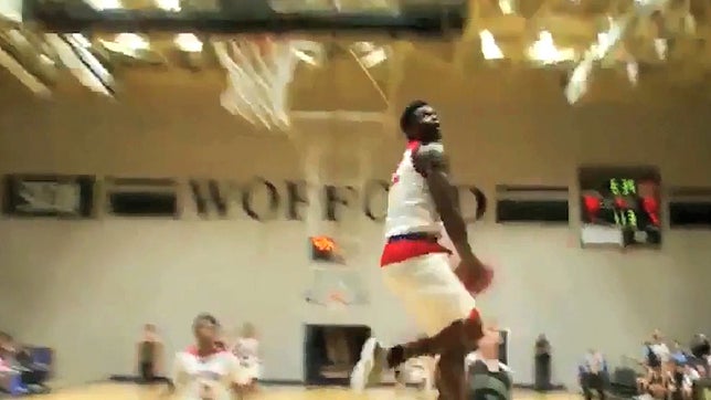 Bol Bol, Chino Hills with the Ball Brothers and Michael Porter Jr, have all been hot names this year on the high school basketball scene, but Junior Zion Williamson of Spartanburg Day in South Carolina might be the hottest name from start to finish because of dunks like this windmill 360 that took everyones browser by storm.  The power, creativity and finesse of this top prospect is worth the price of admission and has the likes of Kansas, Duke and North Carolina offering him a full ride scholarship for his services... which likely will be for just one year. Presented by the United States Coast Guard