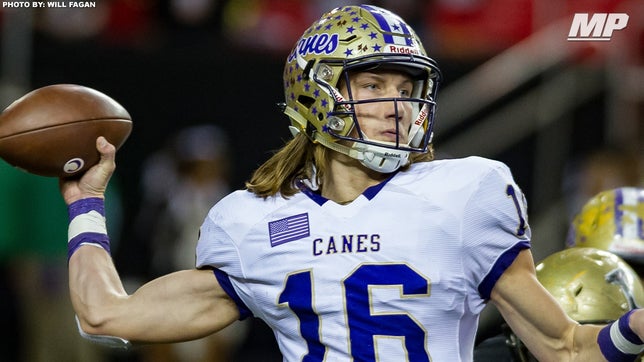 Highlights of Cartersville's (GA) 5-star quarterback Trevor Lawrence, the top rated player from the Class of 2018 according to 247sports final rankings.