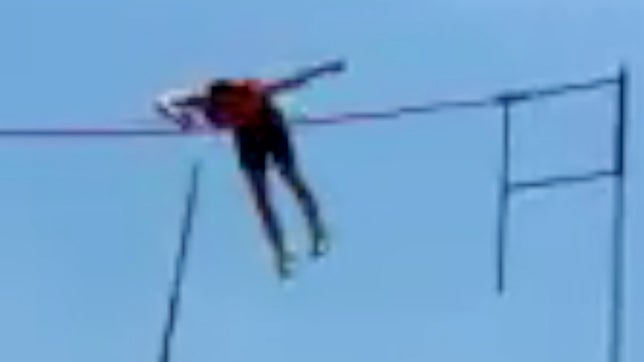 Park Hill High (Kansas City, MO) track and field star Chris Nilsen etched his name into the history books with this national high school record-breaking pole vault.