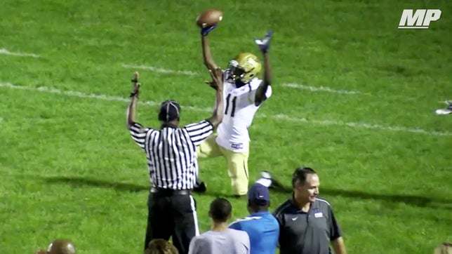 La Salle College's (PA) Marvin Harrison Jr. is only a freshman but he is making a big impact for La Salle this year. He is the son of NFL Hall of Famer Marvin Harrison.