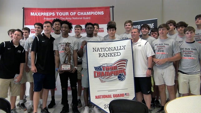 The MaxPreps Tour of Champions presented by the Army National Guard, stopped at Mountain Brook (AL) high school to present the boys basketball team with the prestigious Army National Guard National Rankings Trophy. Video by: Trey Miller