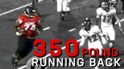350-pound running back Joshua Johnson is destroying competition