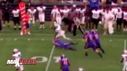 5-Star recruit delivers big-time stiff arm