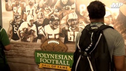 Polynesian Bowl players visit the Polynesian Cultural Center