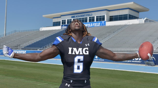 5-star linebacker Dylan Moses from IMG Academy in Florida had an incredible season before he heads out to Alabama