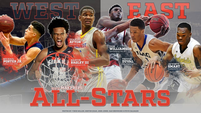 Since it is All-Star weekend we broke down who would potentially be on the West and East teams if it involved high school basketball players.