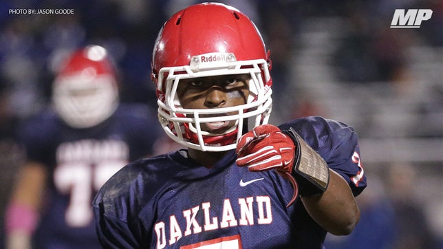 Highlights of Oakland's (TN) five-star athlete JaCoby Stevens.