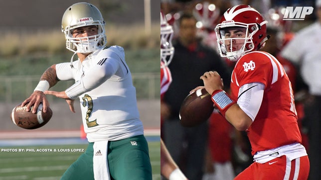 Long Beach Poly hosts No. 1 Mater Dei in the CIF Southern Section Division 1 quarterfinals and two of the best quarterbacks in the country will be facing each other - JT Daniels and Matt Corral.