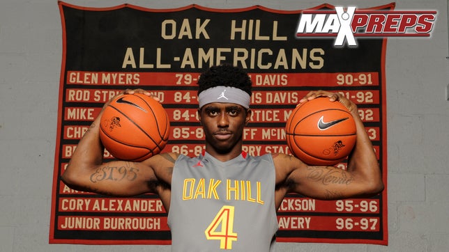 Oak Hill Academy's Dwayne Bacon is committed to Florida State.  247 Sports has him ranked 10th in the class of 2015 overall.