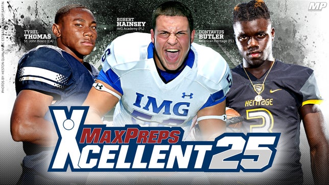 Our first release of the Xcellent 25 high school football rankings, presented by the Army National Guard.