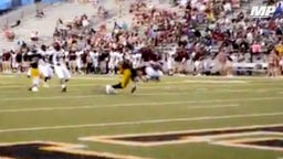 Huge hit on punter results in touchdown