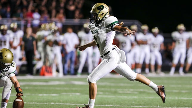 Becca Longo of Basha (Chandler, AZ) is a kicker and signed her letter of intent to Division II Adams State in Colorado. She's the first woman to accept a scholarship to play at a Division II college or higher.