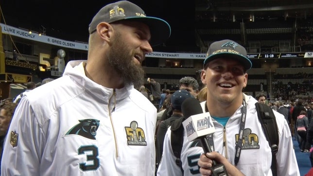 The Carolina Panthers have two players from Scappoose (OR) and they talk about their high school football days and signing day.