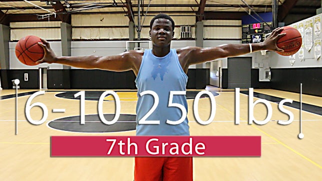 At 6-10, 250-pounds in 7th-grade, Bright Okongwu, a native of Nigeria hopes to become the top prospect in the Class of 2021. Video by Matt Sacks / Edited by: Scott Hargrove