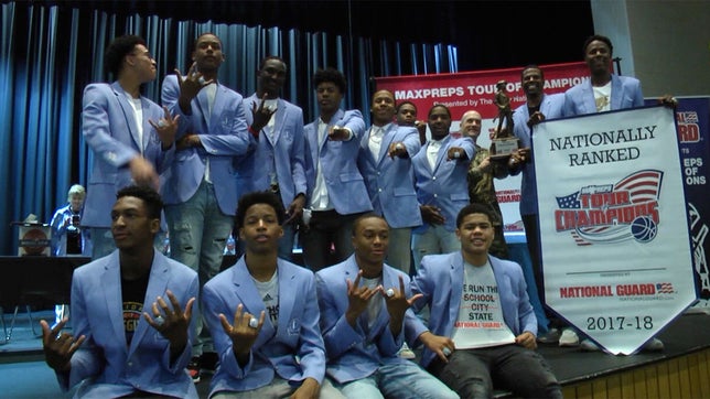 The MaxPreps Tour of Champions presented by the Army National Guard, stopped at Meadowcreek (GA) high school to present the boys basketball team with the prestigious Army National Guard National Rankings Trophy. Video by: Arthur Kai
