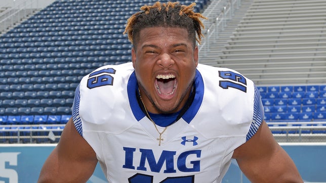 Watch 5-star Clemson commit Xavier Thomas of IMG Academy (FL) go off during these mid-season highlights.