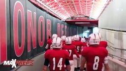 La Salle walks through the tunnel before the game