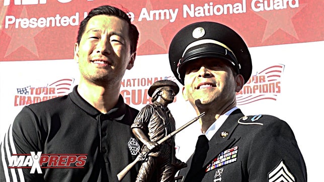 The MaxPreps Tour of Champions presented by the Army National Guard, stopped at Chino Hills (CA) to present the boys basketball team with the prestigious Army National Guard National Rankings Trophy. 

Video by: Jonathan Simon