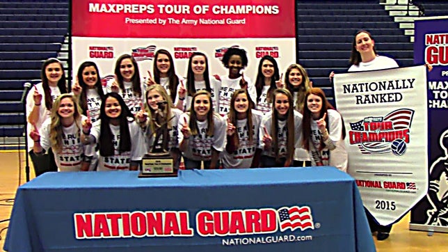 The MaxPreps Tour of Champions presented by the Army National Guard, stopped at South Iredell (NC) to present the volleyball team with the prestigious Army National Guard National Rankings Trophy. Video by: David Dilda