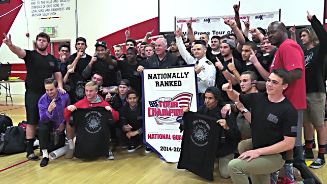 TOC 2014-15 The MaxPreps Tour of Champions presented by the Army National Guard, stopped at Mission Viejo (CA) to present the football team with the prestigious Army National Guard National Rankings Trophy. Video by: Bob MacColl