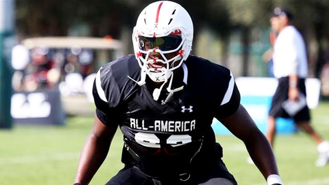 The top 5 plays of Aldine Davis' (TX) four-star outside linebacker Jeffrey McCulloch.