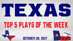 Texas - Top 5 Plays - Oct. 26