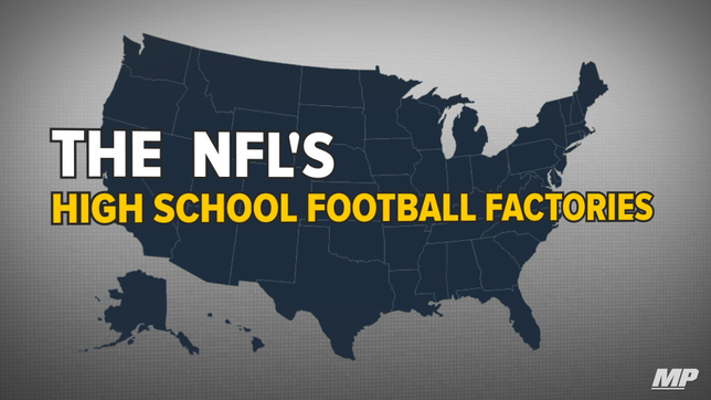 The top 3 NFL high school football factories in the country.