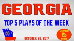 Georgia - Top 5 Plays - Oct. 26