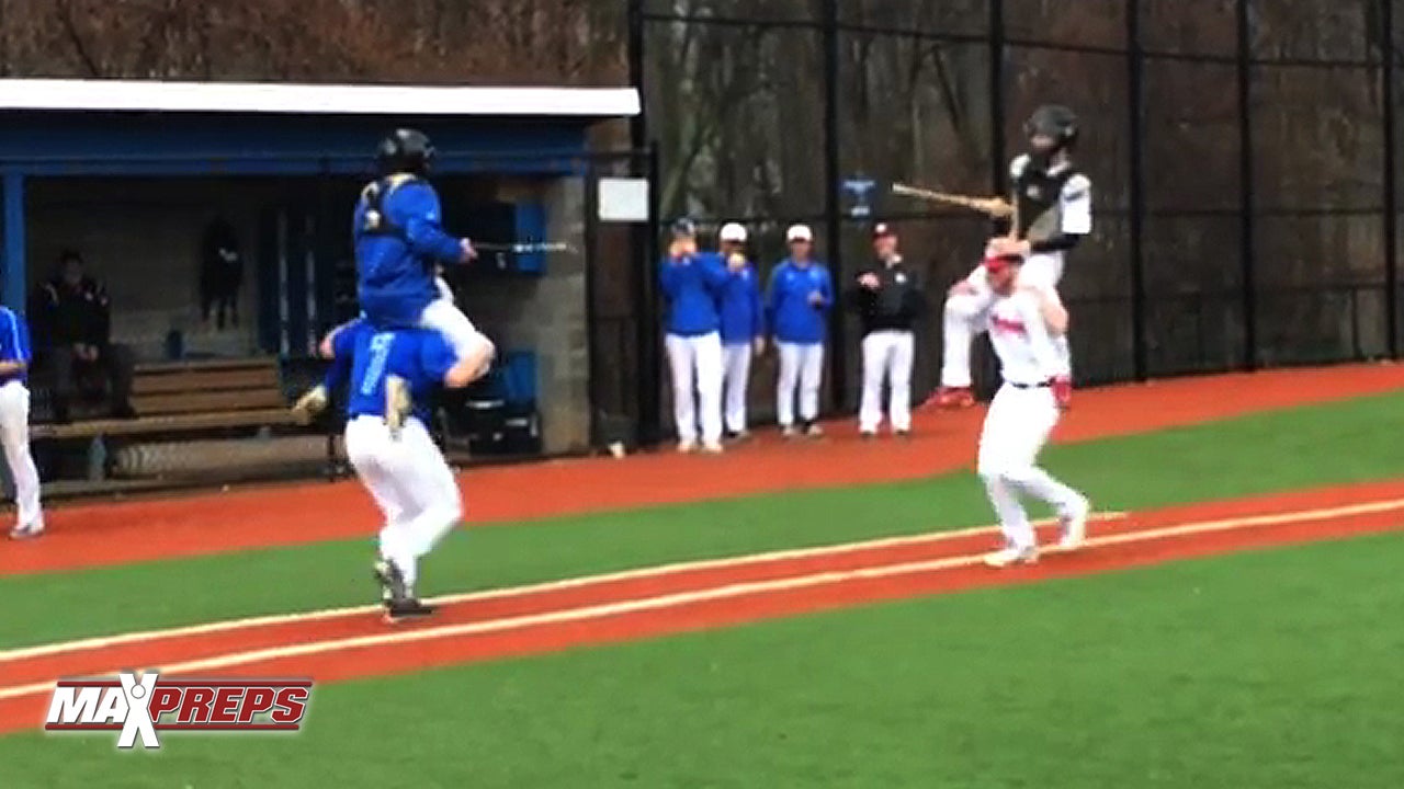 High School baseball teams go medieval during rain delay