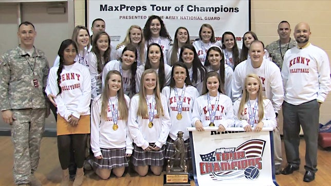 TOC 2014-15 The MaxPreps Tour of Champions presented by the Army National Guard, stopped at Bishop Kenny (Jacksonville, FL) to present the volleyball team with the prestigious Army National Guard National Rankings Trophy. Video by: Brian Kane
