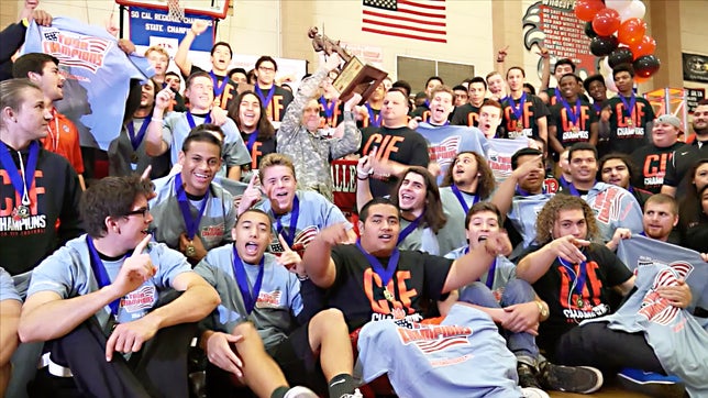 TOC 2014-15 The MaxPreps Tour of Champions presented by the Army National Guard, stopped at Redlands East Valley (Redlands, CA) to present the football team with the prestigious Army National Guard National Rankings Trophy. Video by: Bob MacColl
