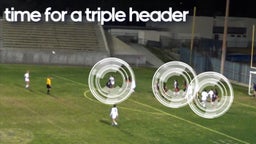 Triple header futbol style