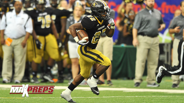 http://www.maxpreps.com/athlete/sihiem-king/ZnPYPfTtEeKZ5AAmVebBJg/gendersport/football-stats.htm

Colquitt County (GA) beat McEachern 57-20 to advance to the 6A state finals against Archer. Sihiem King led the way rushing for 171 yards and four touchdowns on 21 carries.