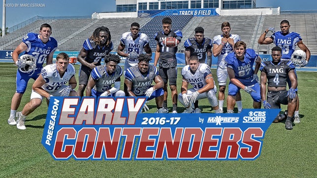 Football Early Contenders: IMG Academy out of Florida is #4 overall.