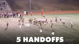 5 handoffs lead to wild California TD