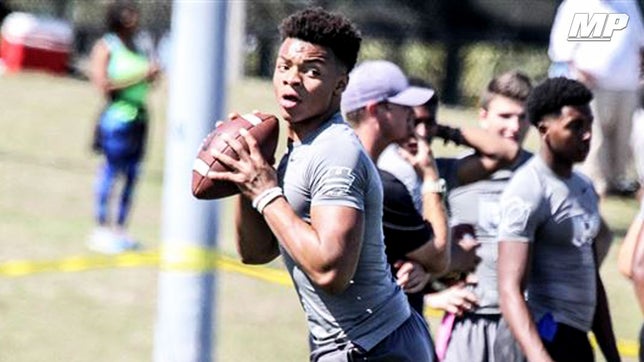 Junior highlights of Harrison's (GA) 4-star quarterback Justin Fields.