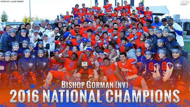 The Bishop Gorman Gaels end the season as the No. 1 team in the final Xcellent 25 rankings presented by the Army National Guard.