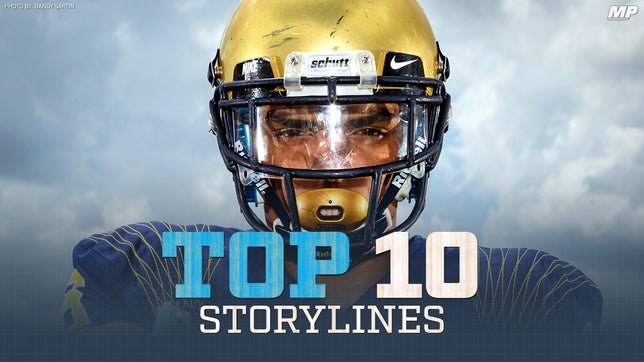 Champs Sports presents the top 10 storylines to watch out for during the 2016 high school football season.